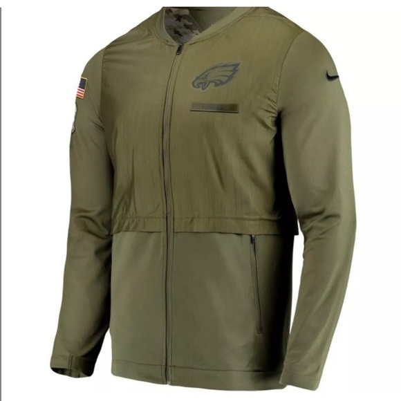 Nike Other - Nike Mens Philadelphia Eagles
Salute To Service On-Field Full-Zip Jacket XL